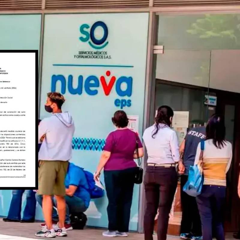 Con el decreto de MinSalud, Nueva EPS quedaba como única opción para afiliarse en el 45 % de municipios de Colombia. FOTO: Juan Antonio Sánchez y redes sociales