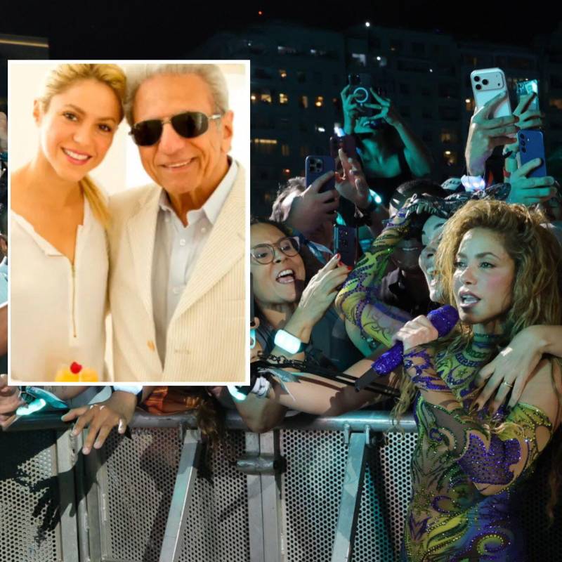 Shakira cantó ante 3,5 millones de personas en medio de un drama familiar por la salud de su padre. Fotos: Getty y @shakira