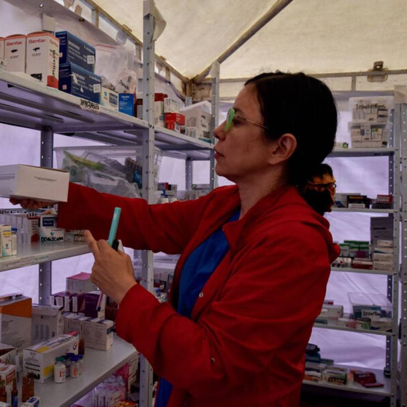 España donó más de 95.000 unidades de medicamentos que llegaron a Colombia a través de dos viajes aéreos. Foto: Colprensa