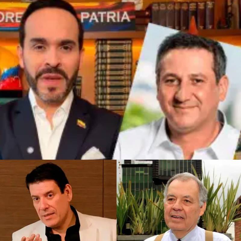 Arriba de derecha a izquierda: Carlos Mejía, Abelardo de la Espriella; Jorge Jaller. Abajo, derecha: Mauricio Tobón; Mauricio Gaona; Alejandro Ordóñez. Foto: Colprensa y redes sociales