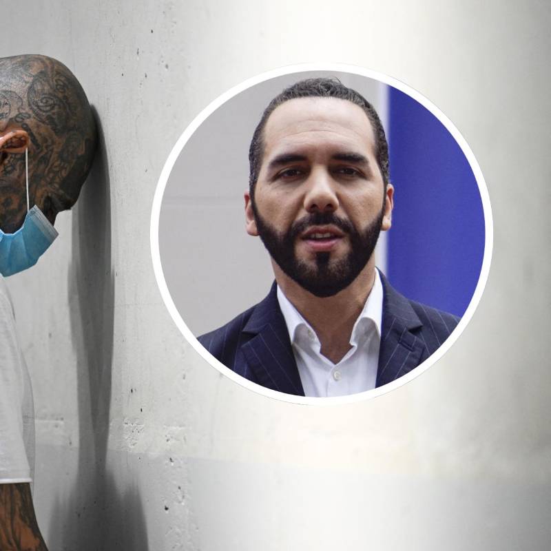 En un movimiento que consolida su poder absoluto, Nayib Bukele elimina el límite de 60 años de prisión para instaurar la reclusión de por vida. FOTO: AFP y redes sociales @nayibbukele