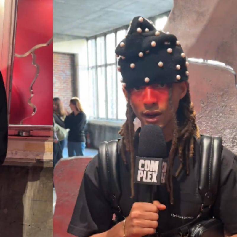 Jaden Smith presentó su primera colección masculina para Christian Louboutin durante la Semana de la Moda de París. FOTO: captura de pantalla. 