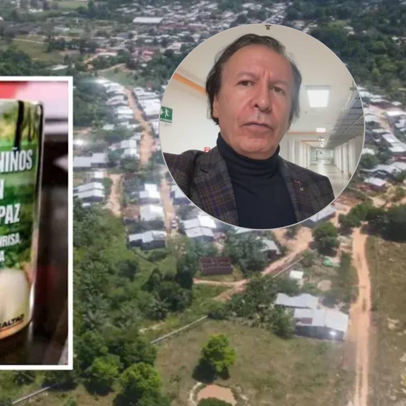 El Ejército destinó más de 1.200 millones de pesos a la compra de elementos para dotar una miscelánea a gran escala. En la bolita, Pablo Bustos, de la Redver. Foto: Julio Herrera y cortesía Semana.