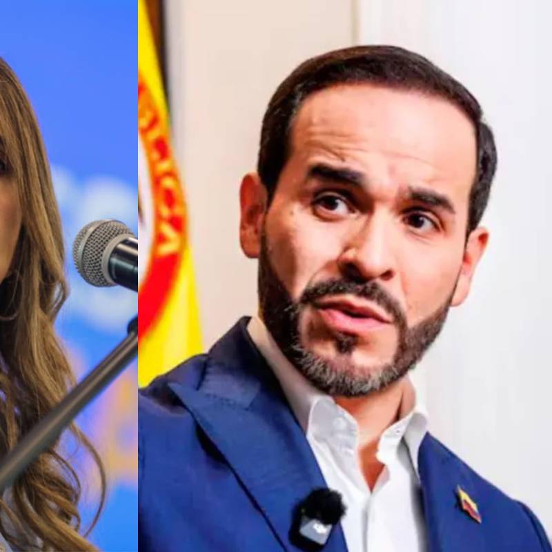 La campaña de Abelardo de la Espriella se enfocó en derrotar a Paloma Valencia en primera vuelta, más que a Iván Cepeda, quien era el rival pronosticado para segunda. Foto: Colprensa.