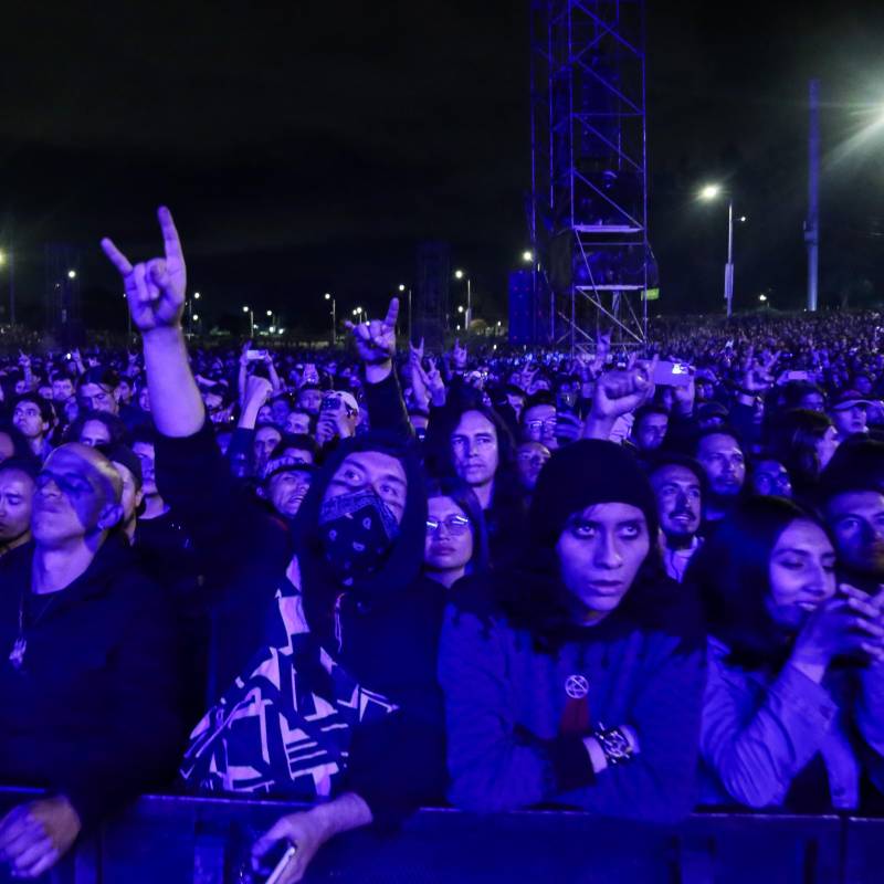 Junio 21 de 2025. En el Parque Simón Bolívar se lleva a cabo la primera fecha del Festival Rock al Parque 2025, en su edición número 29. (Colprensa - Catalina Olaya)