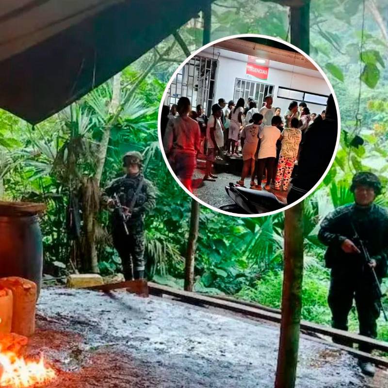 El Ejército auxilió a la comunidad Awá para llevar a los heridos hasta el hospital de Tumaco. FOTO: Cuarta Brigada (imagen de referencia) y cortesía