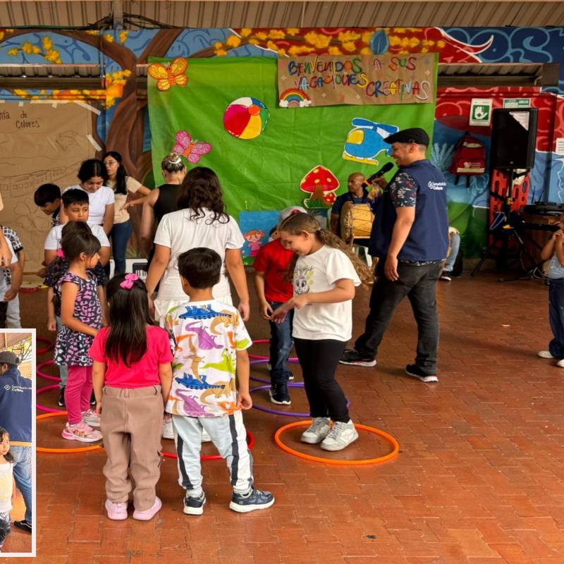 Imagen de referencia de una jornada de vacaciones creativas en Bello. FOTO: Cortesía