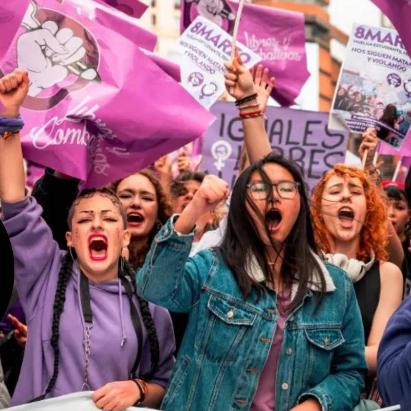 El presidente Petro, durante su campaña, aseguró que el “cambio” no sería sin las mujeres. Foto: Getty/AFP