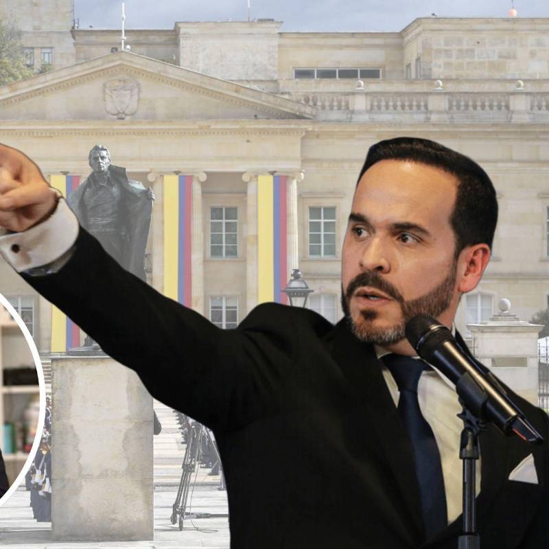 Ricardo Valencia fue declarado insubsistente tras defender cifras del Dane del gobierno Petro. FOTOS: Colprensa y redes sociales