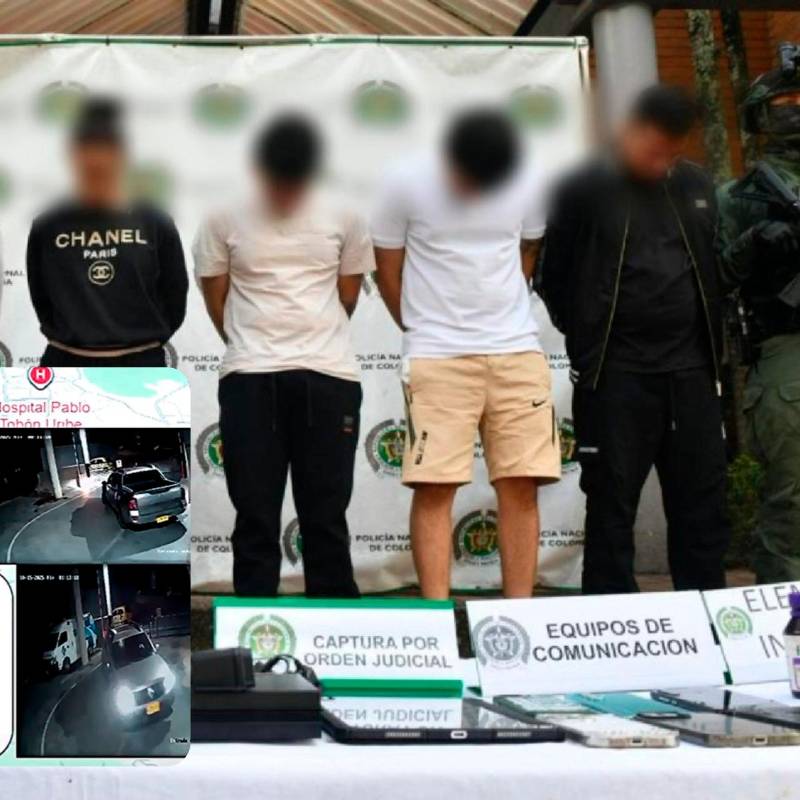 Las autoridades desarticularon una red de apoyo al terrorismo del Frente 36 de las disidencias de las Farc que venía operando en Medellín y el Valle de Aburrá. FOTO: CORTESÍA