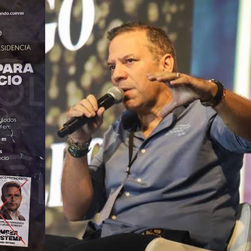 Santiago Botero, candidato presidencial. Foto: redes sociales.