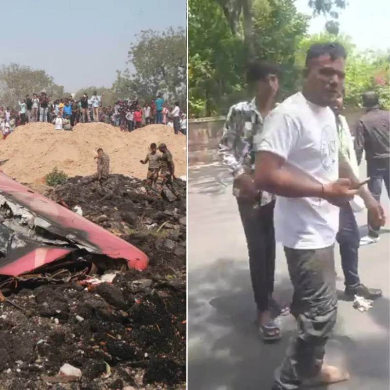 Vishwash Kumar Ramesh, el único superviviente del accidente de Air India. Foto: Xinhua