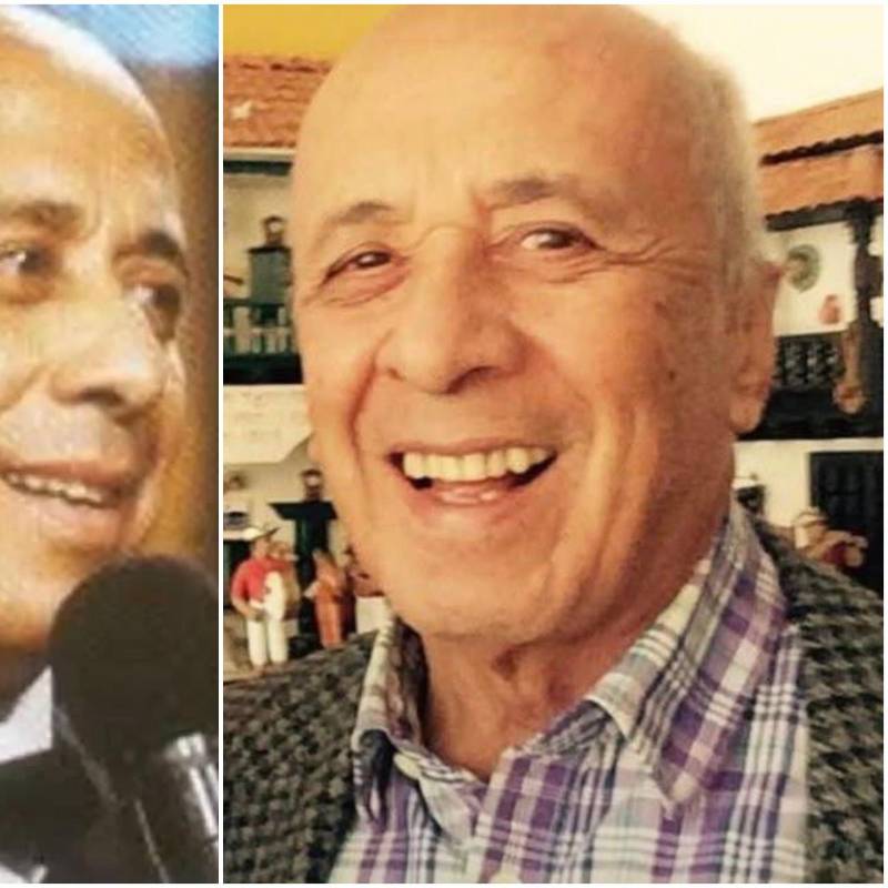 Alfonso Lizarazo habría muerto por complicaciones de salud. El pasado 29 de diciembre de 2025, el bumangués celebró sus 85 años. FOTO: Cortesía Caracol Televisión y redes sociales