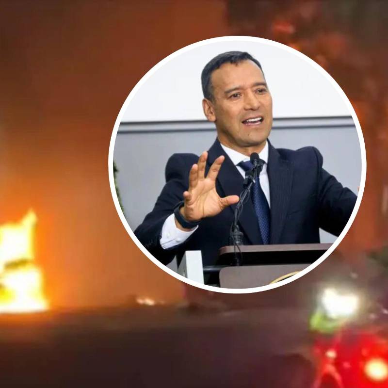 Pedro Sánchez señala al ELN por atentado en Cúcuta y anuncia ofensiva de la Fuerza Pública. Foto: captura de video redes sociales @WcarrilloM