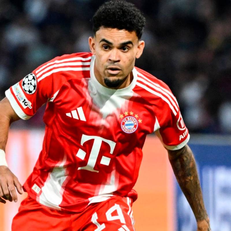 El futbolista colombiano Luis Díaz suma 26 goles y 20 asistencias en esta temporada con el Bayern Múnich de Alemania. FOTO: Getty 