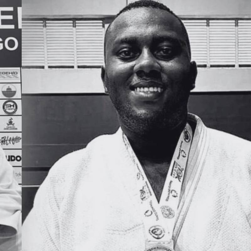 Elmer Daniel Orejuela Rivas, judoca vallecaucano, se preparaba para los Olímpicos de Los Ángeles 2028.