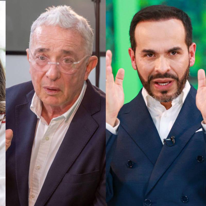 Álvaro Uribe pone sobre la mesa una unión entre Paloma Valencia y Abelardo de la Espriella. Fotos: Andrés Camilo Suárez Echeverry, Juan Antonio Sánchez Ocampo y Manuel Saldarriaga Quintero. 