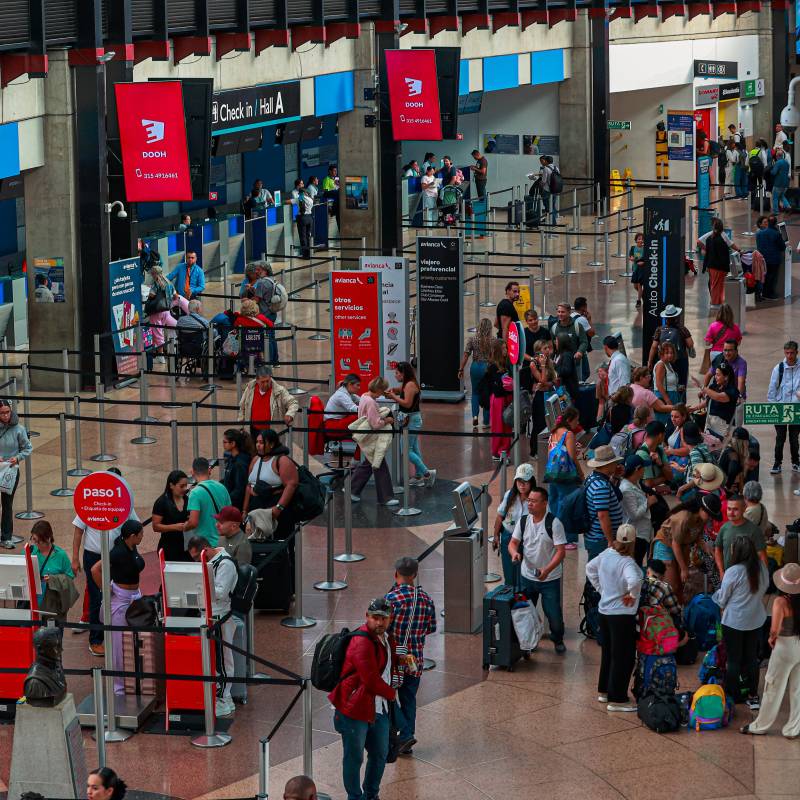 Entre enero y octubre viajaron más de 4 millones de colombianos a otros países. FOTO EL COLOMBIANO. 