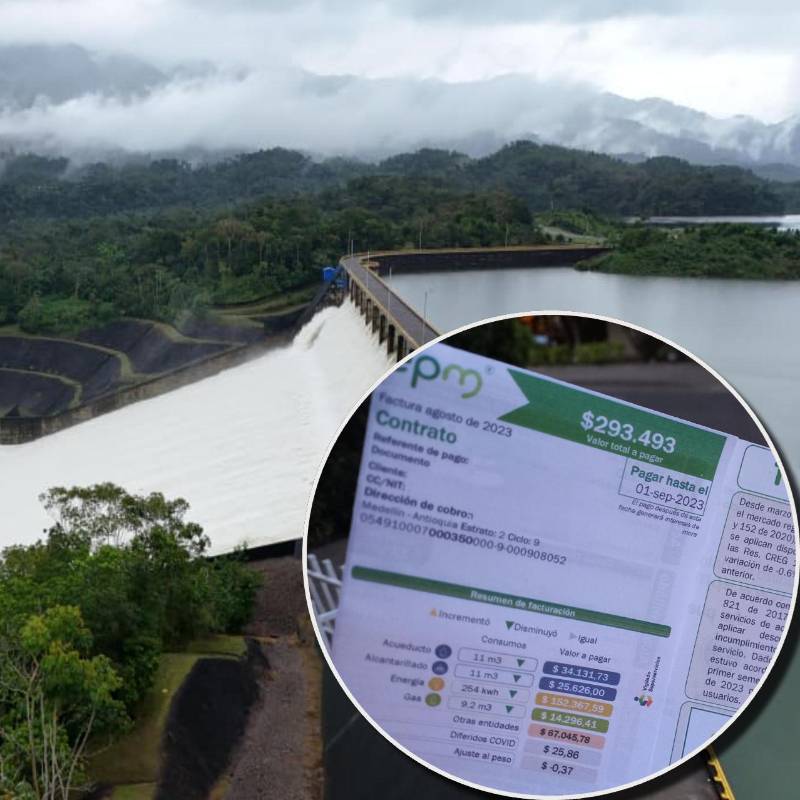 Colombia genera cerca del 70% de su electricidad a partir de fuentes hidroeléctricas. Fuente: Cortesía Anla y El Colombiano