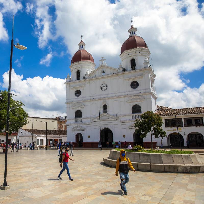 Imagen de referencia del Parque de Rionegro, en el Oriente. Foto: EL COLOMBIANO