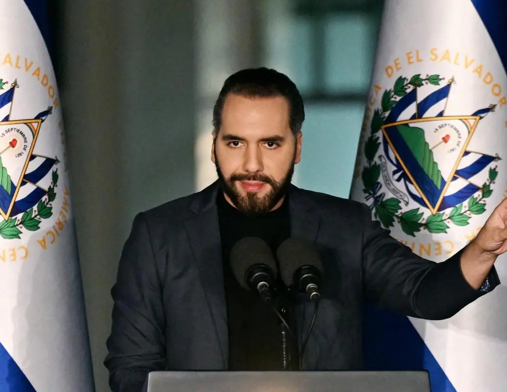 El presidente de El Salvador, Nayib Bukele. FOTO: AFP.