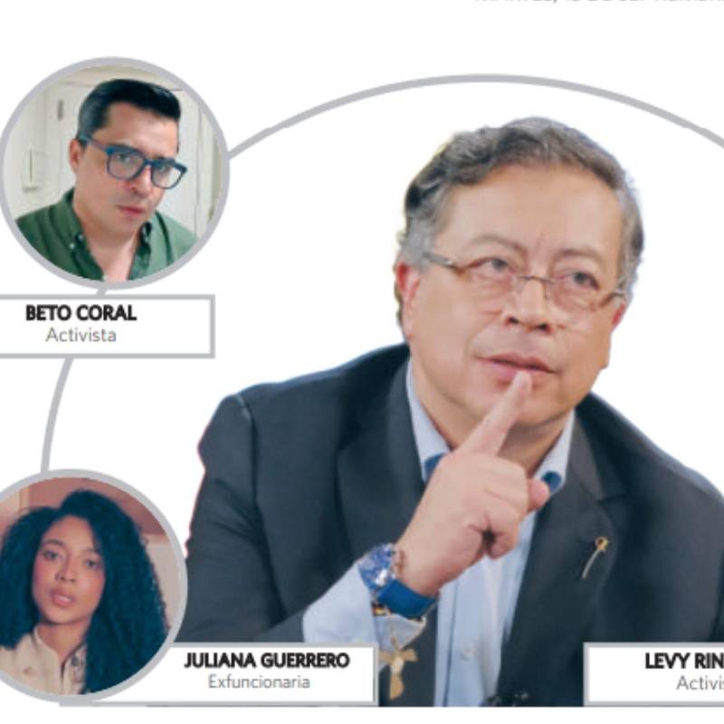 La UNP ahora dirigida por Didier Lobo ha revisado esquemas de protección otorgados a ‘influencers’ y personas cercanas al expresidente Gustavo Petro durante el gobierno anterior. FOTO: Presidencia y redes sociales