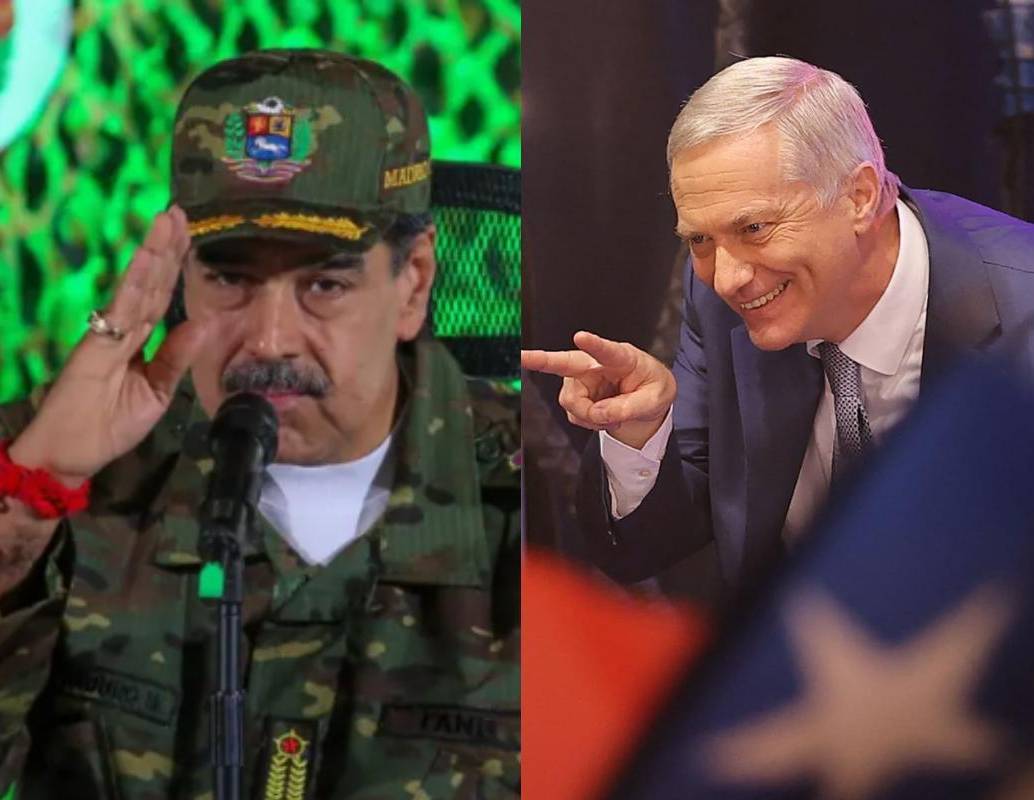 Nicolás Maduro lanzó una advertencia a José Antonio Kast por su discurso sobre migración en Chile. FOTO: AFP.