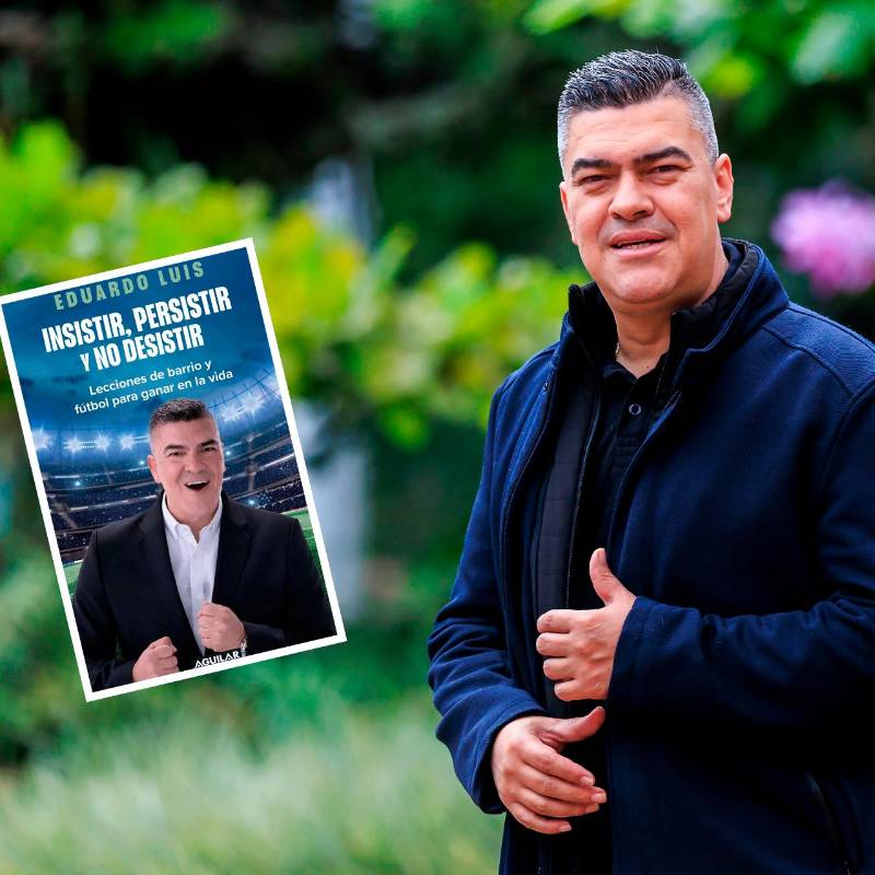 Eduardo Luis pasó por Medellín presentando su libro Insistir, persistir y no desistir. FOTOS Camilo Suárez y Cortesía Ed. Aguilar.