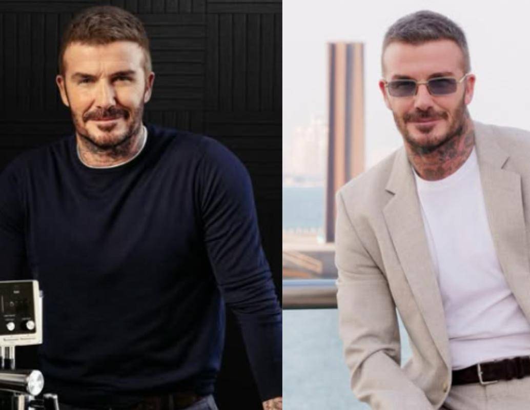 David Beckham fue consultado por la prensa sobre la polémica declaración de su hijo Brooklyn, sin responder a las preguntas. FOTO: redes sociales. 