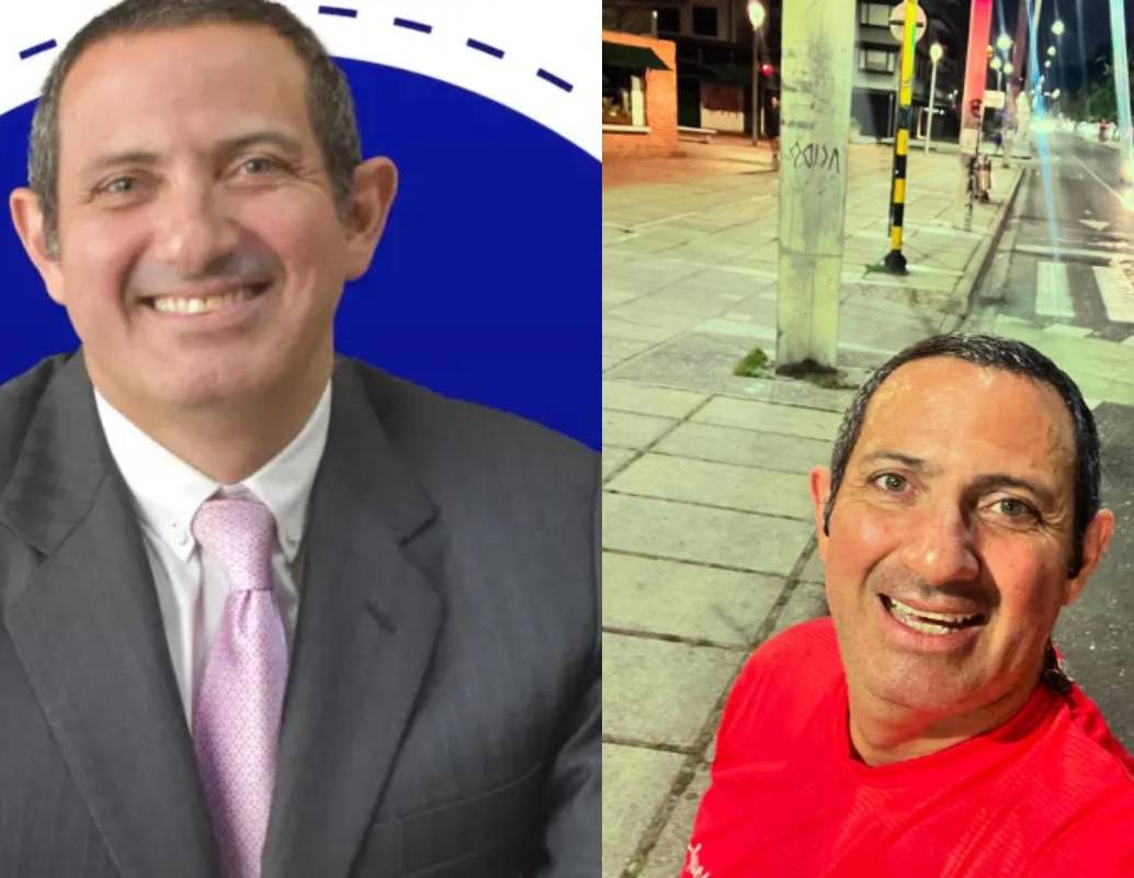 El empresario arrocero fue asesinado en el norte de Bogotá en un ataque que también dejó muerto a su escolta. FOTO: Cortesía Fundación Gustavo Aponte Rojas, tomada de Instagram, @tavo_triatleta