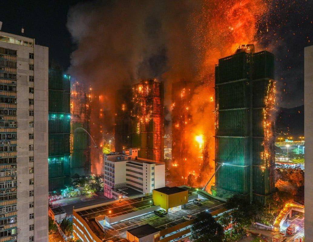 De las 146 víctimas, 54 siguen sin identificar. “No podemos descartar que haya más personas fallecidas”, declaró Tsang Shuk-yin. FOTO: Tomada de @Yaqiu