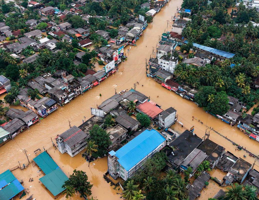 El ciclón Ditwah arrasa con todo a su paso en Sri Lanka, Indonesia, Tailandia y Malasia. FOTO tomada de X