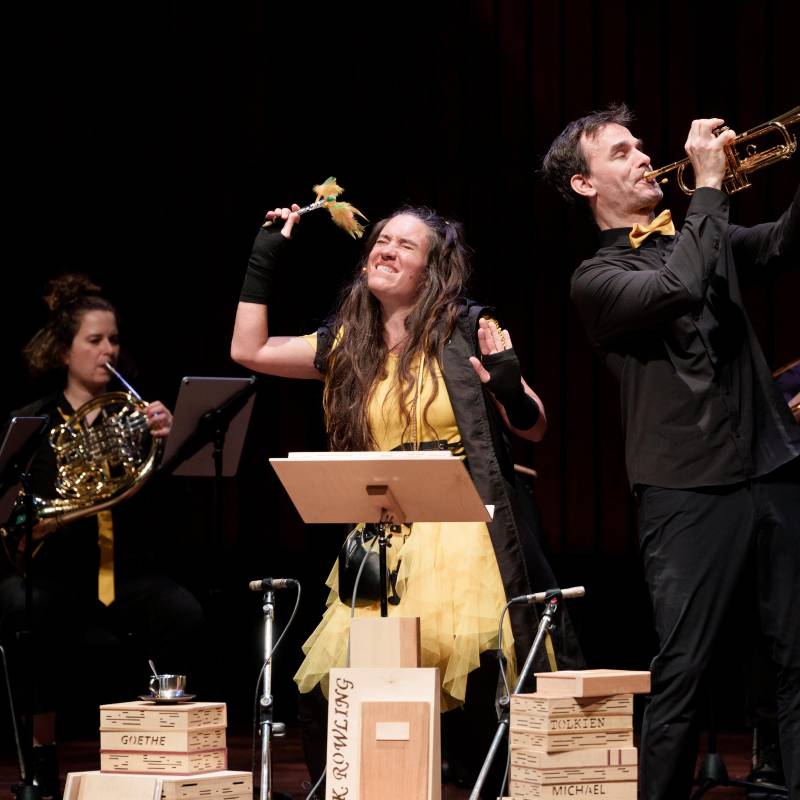 El concierto La pluma mágica fue el anterior de la programación didáctica del Teatro Metropolitano de Medellín. Foto Cortesía.