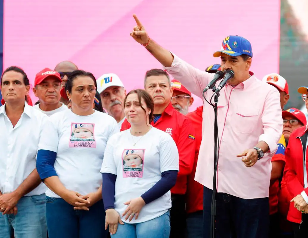 El 18 de agosto de 2025, Nicolás Maduro anunció que desplegaría 4,5 millones de milicianos en respuesta a las amenazas estadounidenses. Foto: Afp