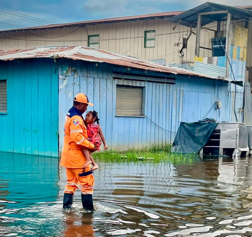Las lluvias en el departamento del Chocó han afectado a 23 municipios. FOTO @SNGRDColombia