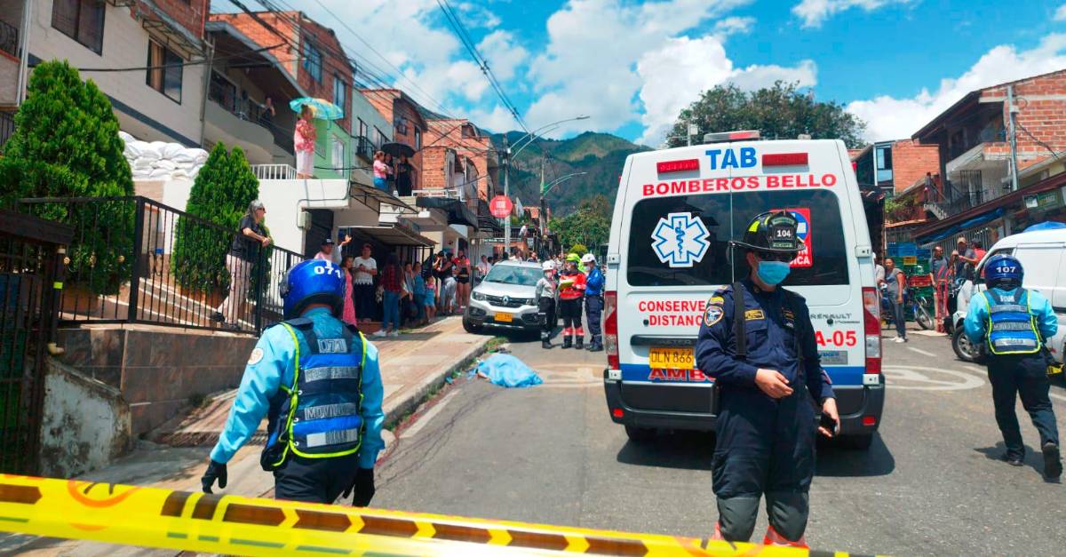 Una mujer murió tras ser atropellada por una moto en Bello