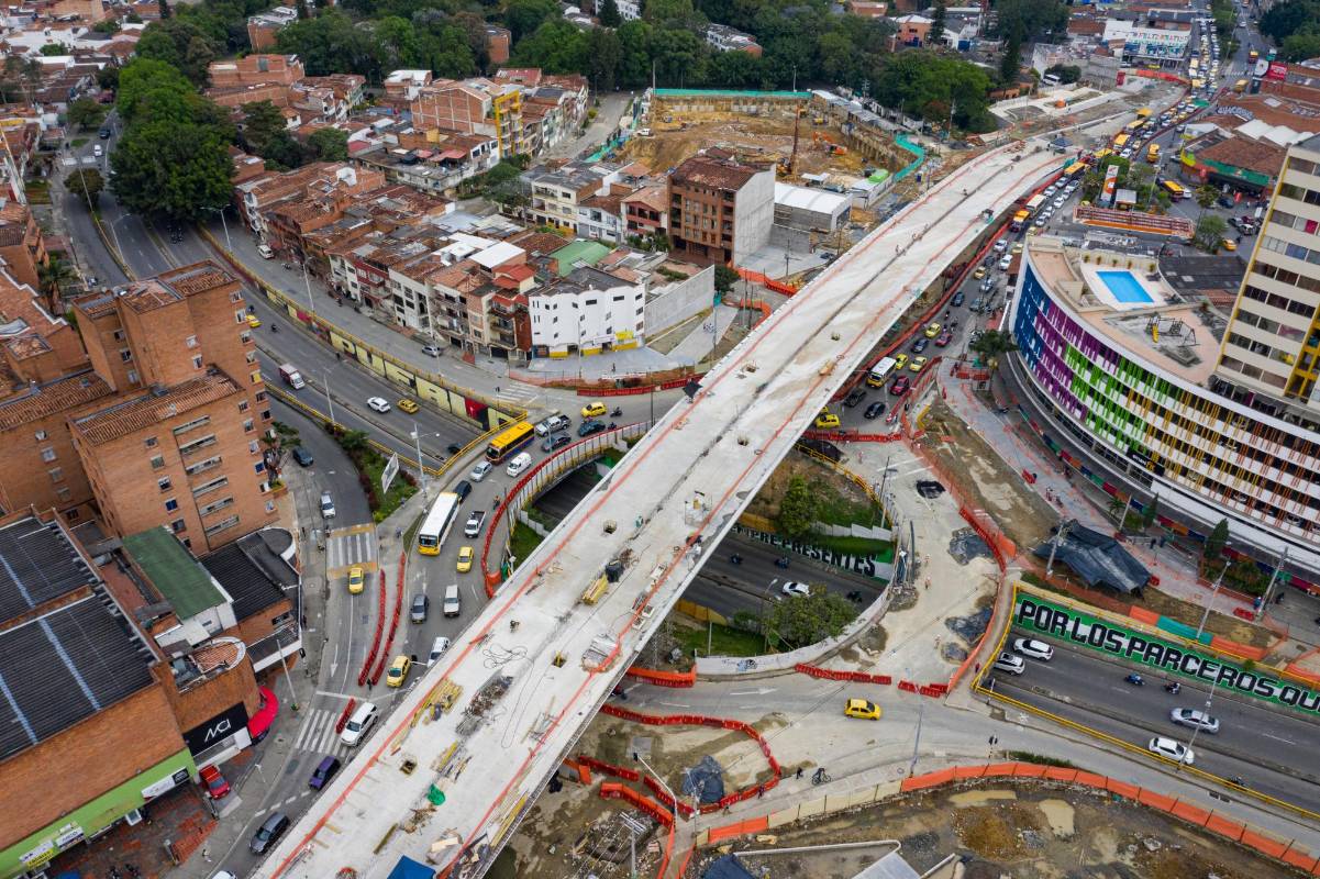 El Intercambio con una inversión cercana a los $42.500 millones. FOTO MANUEL SALDARRIAGA