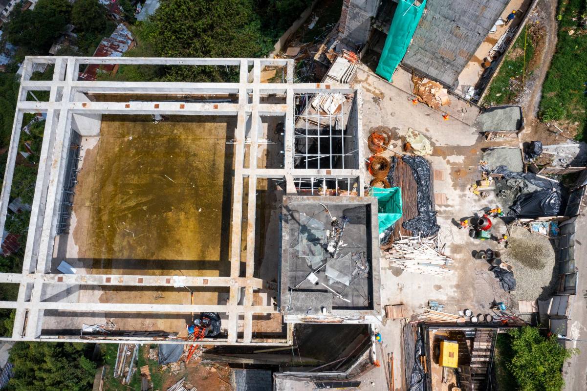  No queda nada de lo que alguna vez fue símbolo de desarrollo en el barrio Santo Domingo. Foto: Manuel Saldarriaga Quintero