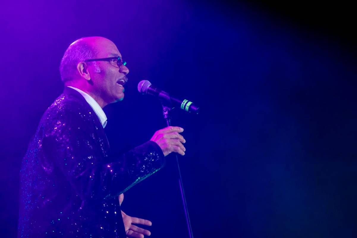 Armando Vásquez voz original de la orquesta Narváez, la canción Sabiduría y reencarnación son algunos de sus éxitos como vocalista. Foto: Carlos Velásquez
