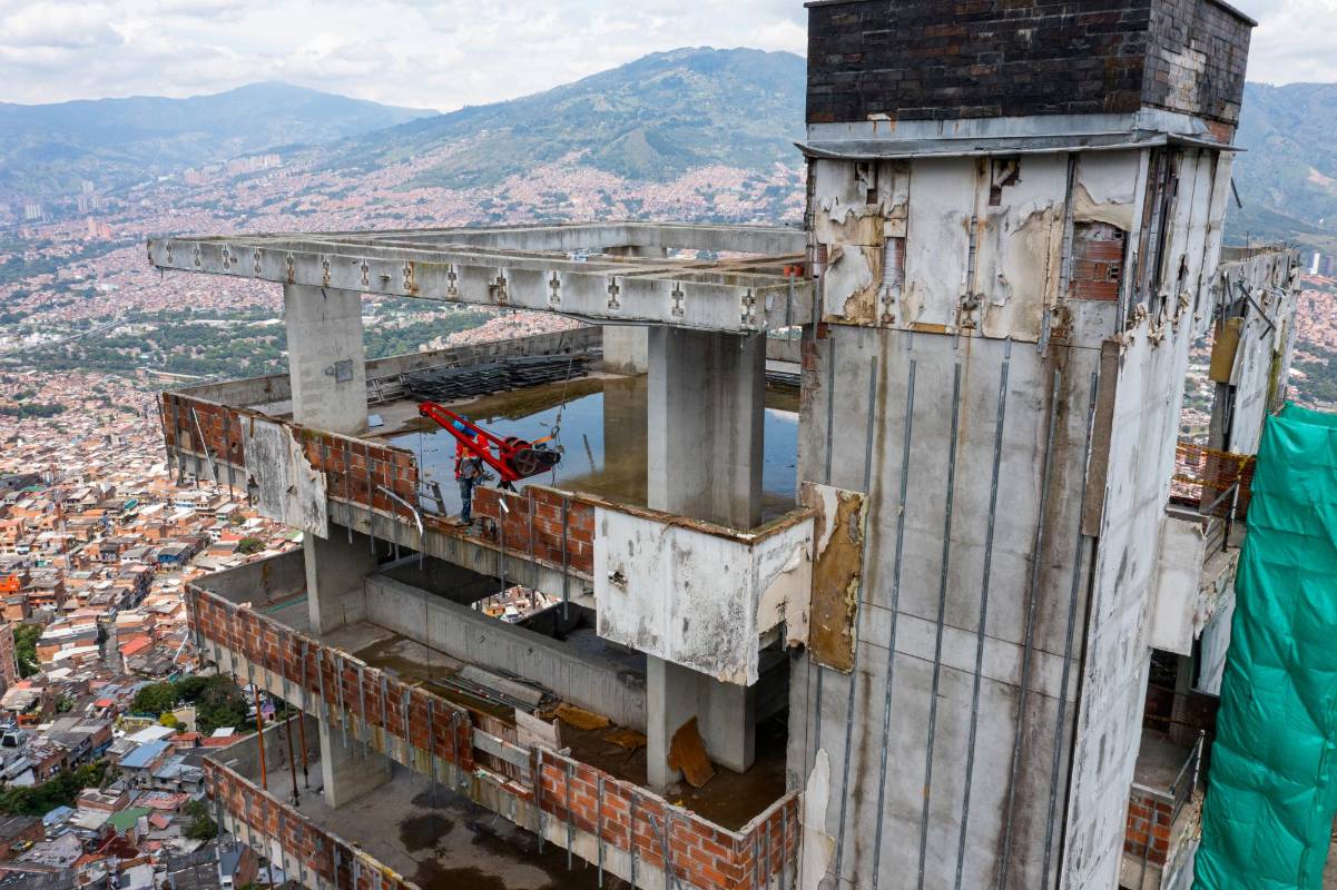 Los trabajos están proyectados para entregar el 31 de diciembre de este año. Foto: Manuel Saldarriaga Quintero.