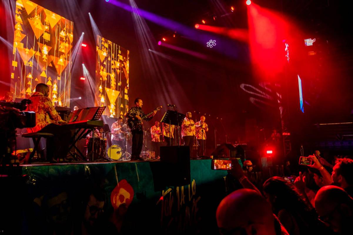 Orquesta de Bobby Valentín. Foto: Carlos Velásquez