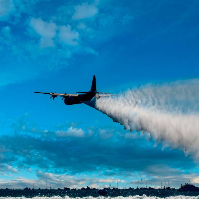 La técnica de sembrar nubes existe hace décadas y se usa en otros países de la región, como Emiratos Árabes Unidos. Foto Getty. 