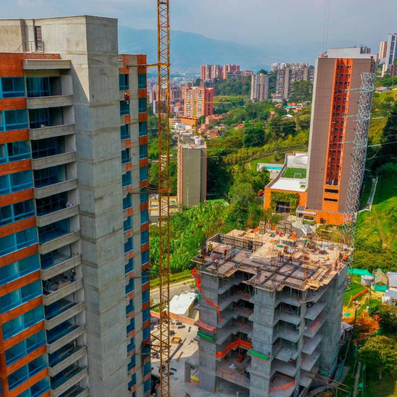 Envigado es la tercera ciudad del país con mayor oferta de viviendas. FOTO CAMILO SUÁREZ. 