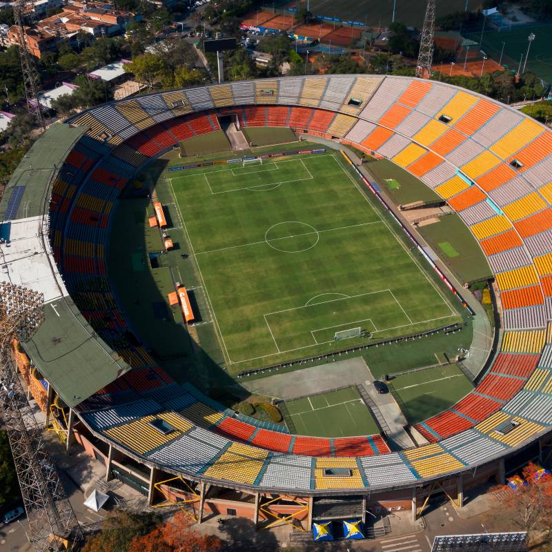 El Atanasio Girardot cumplió 72 años el 18 de marzo. Hace 35 años, en 1990, tuvo una ampliación, mientras que hace 14 años, para el Mundial Sub-20, recibió su primera remodelación. FOTO manuel saldarriaga