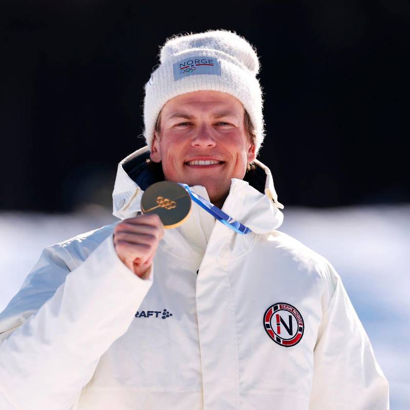 Johannes Klaebo, de 29 años, ya es una leyenda del deporte mundial. FOTO: GETTY