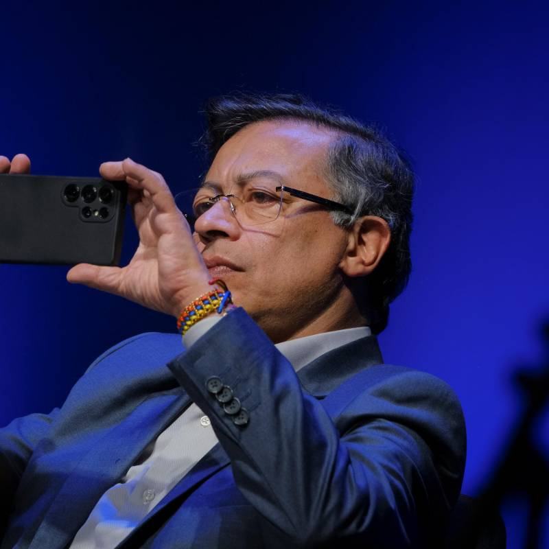 El presidente Gustavo Petro se convirtió en un detractor constante del control político que le hacen los medios de comunicación. FOTO PRESIDENCIA