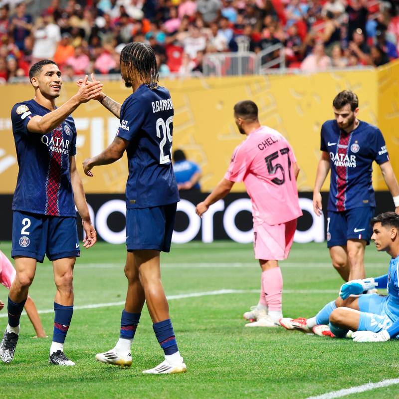 El PSG celebró en el Mundial de Clubes y ya está en cuartos de final del torneo que se disputa en Estados Unidos. FOTO: GETTY