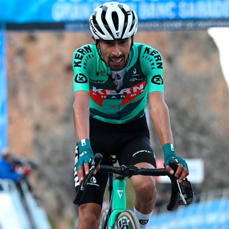 Iván Sosa está a tres etapas de conquistar el Tour de Turquía. No gana una carrera desde el Tour de Langkawi-2022. FOTO GETTY