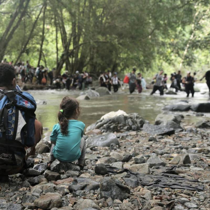 “En total, más de 50.000 personas han atravesado el Tapón del Darién en lo que va de este mes”, afirma la organización que atiende a migrantes. (Cortesía Médicos Sin Fronteras).