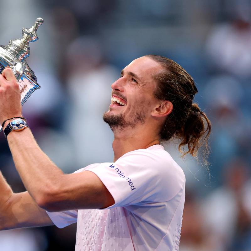 Alexander Zverev, nuevo rey del US Open. Foto: GETTY